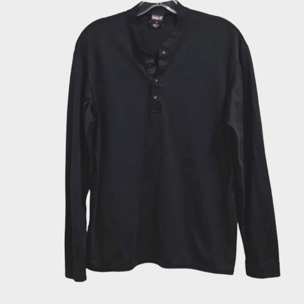 Patagonia black capilene baselayer henley size medium